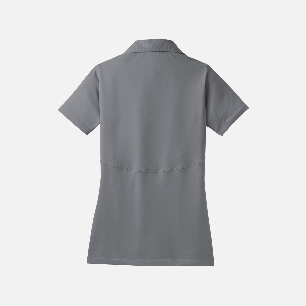 Polo manches courtes pour femme Coal Harbour gris, vêtement de style décontracté, tissu léger et confortable.