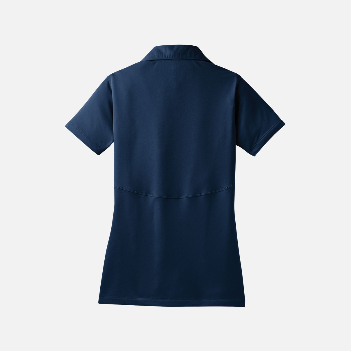 Polo manches courtes pour femme Coal Harbour, tissu bleu marine, col classique, style décontracté, vue de face.