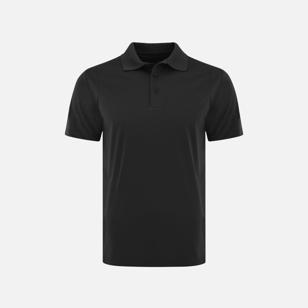 Polo homme à manches courtes noir Coal Harbour, vêtement polo en coton avec col classique et ajusté, pour un style décontracté.