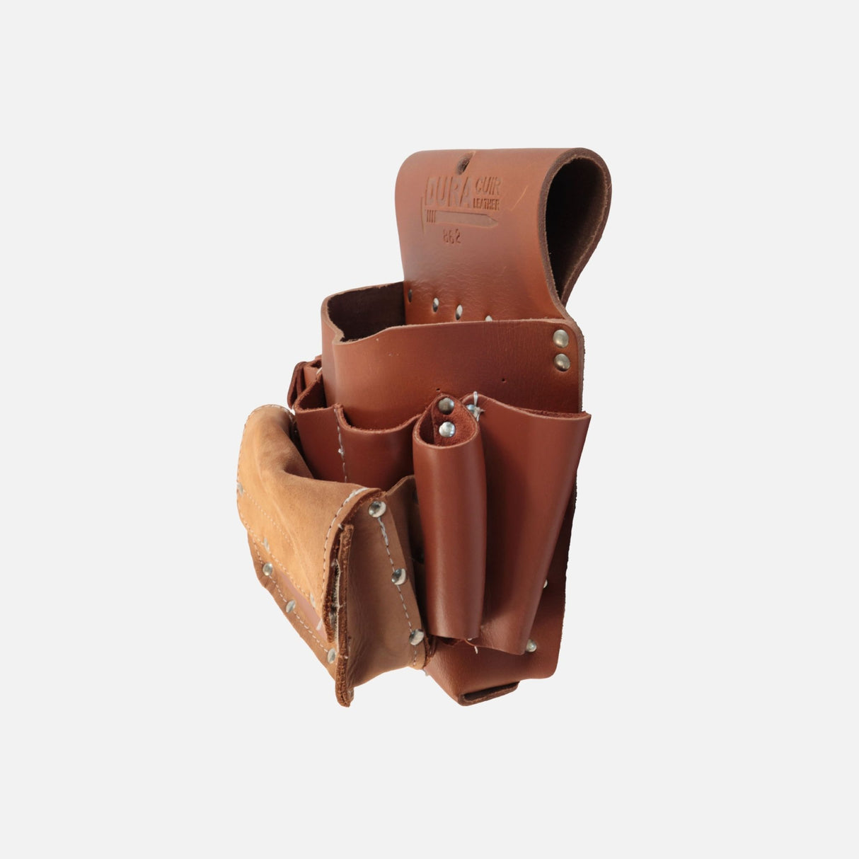 Porte-outils-electricien-en-cuir-DuraCuir-DC862-côté-gauche