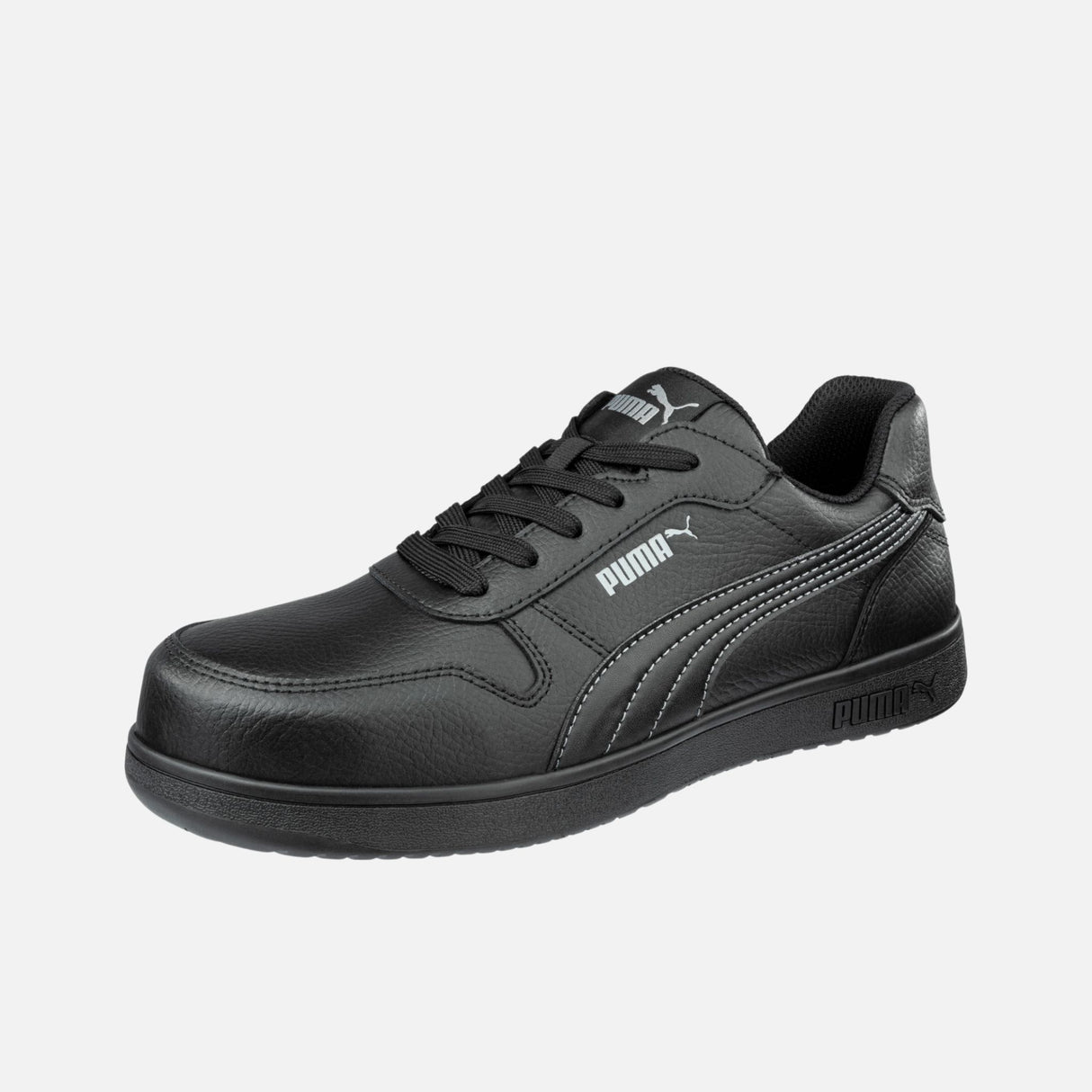 Soulier-travail-Puma-640283-noir-3/4-gauche
