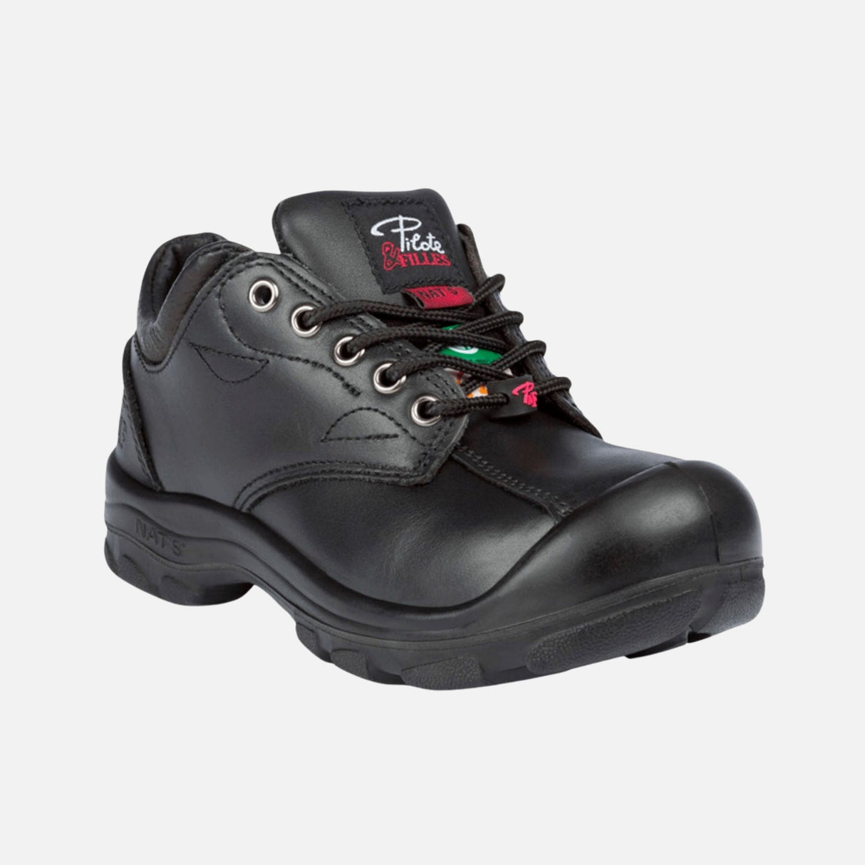 Soulier-travail-femme-Pilote_filles-S557-noir-3/4