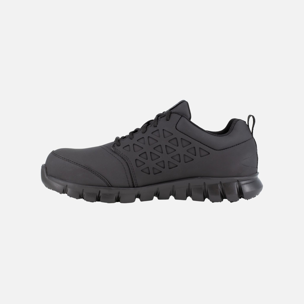 Souliers de travail Reebok Work Sublite Cushion en noir, légers et flexibles pour confort et sécurité au travail.