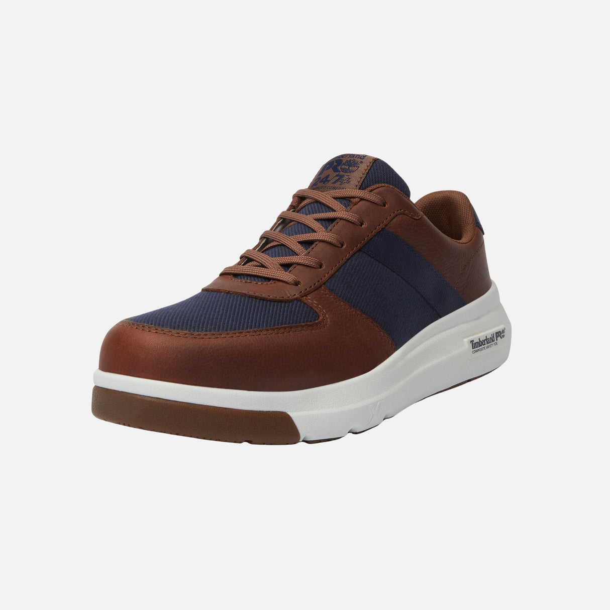 Souliers-travail-Timberland-A147G-brun-angle-gauche