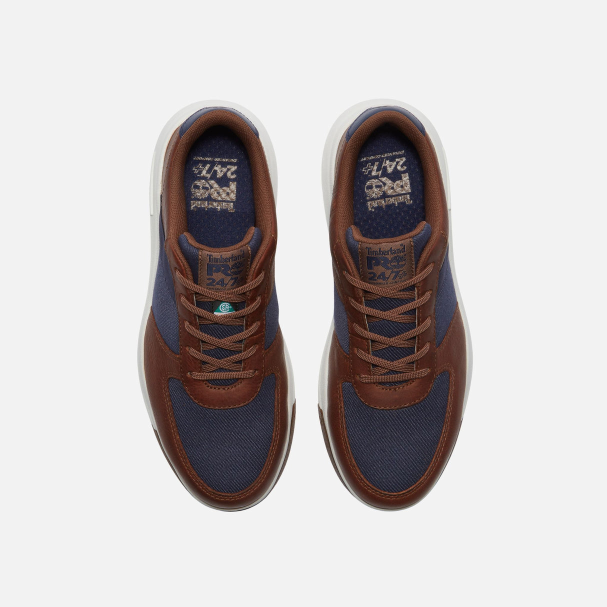 Souliers-travail-Timberland-A147G-brun-dessus