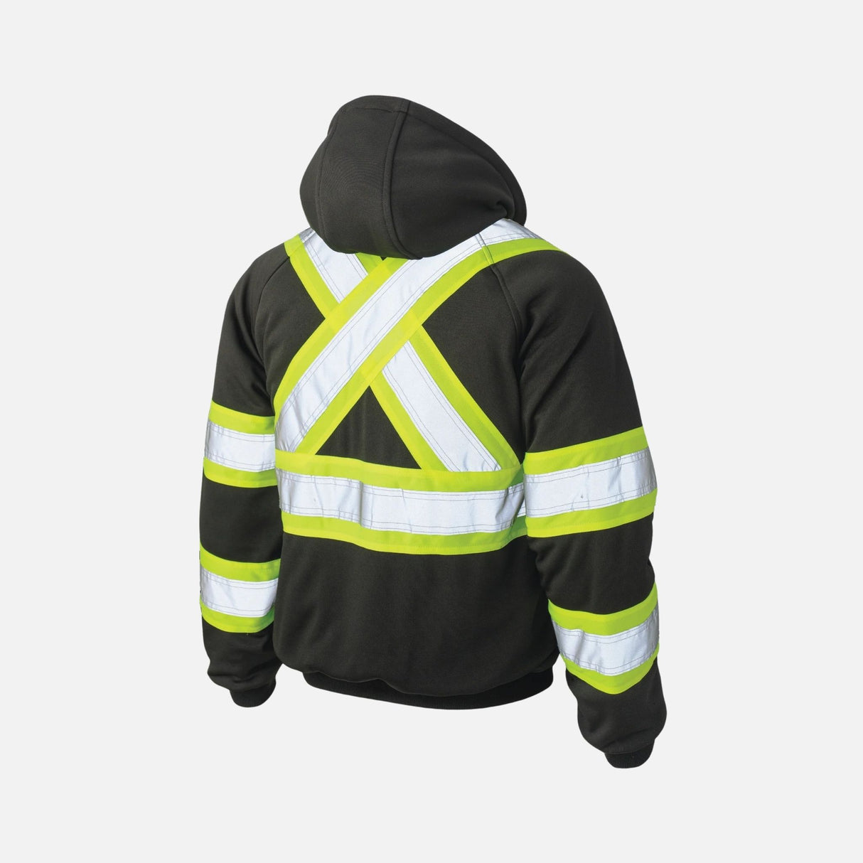 Sweat-a-capuche-HV-ToughDuck-S474-noir-derrière