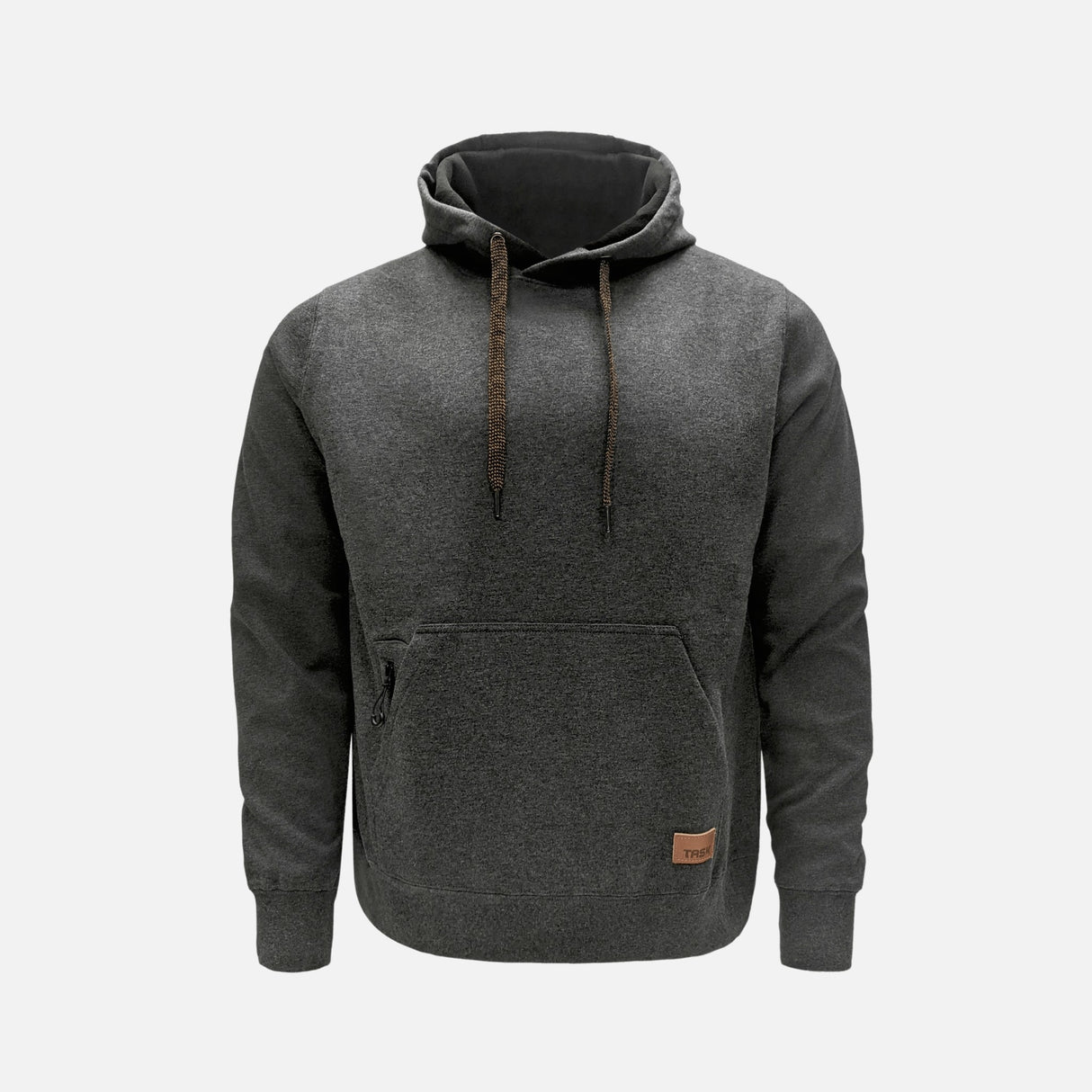 Sweat-a-capuche-Task-TK1837-gris-devant