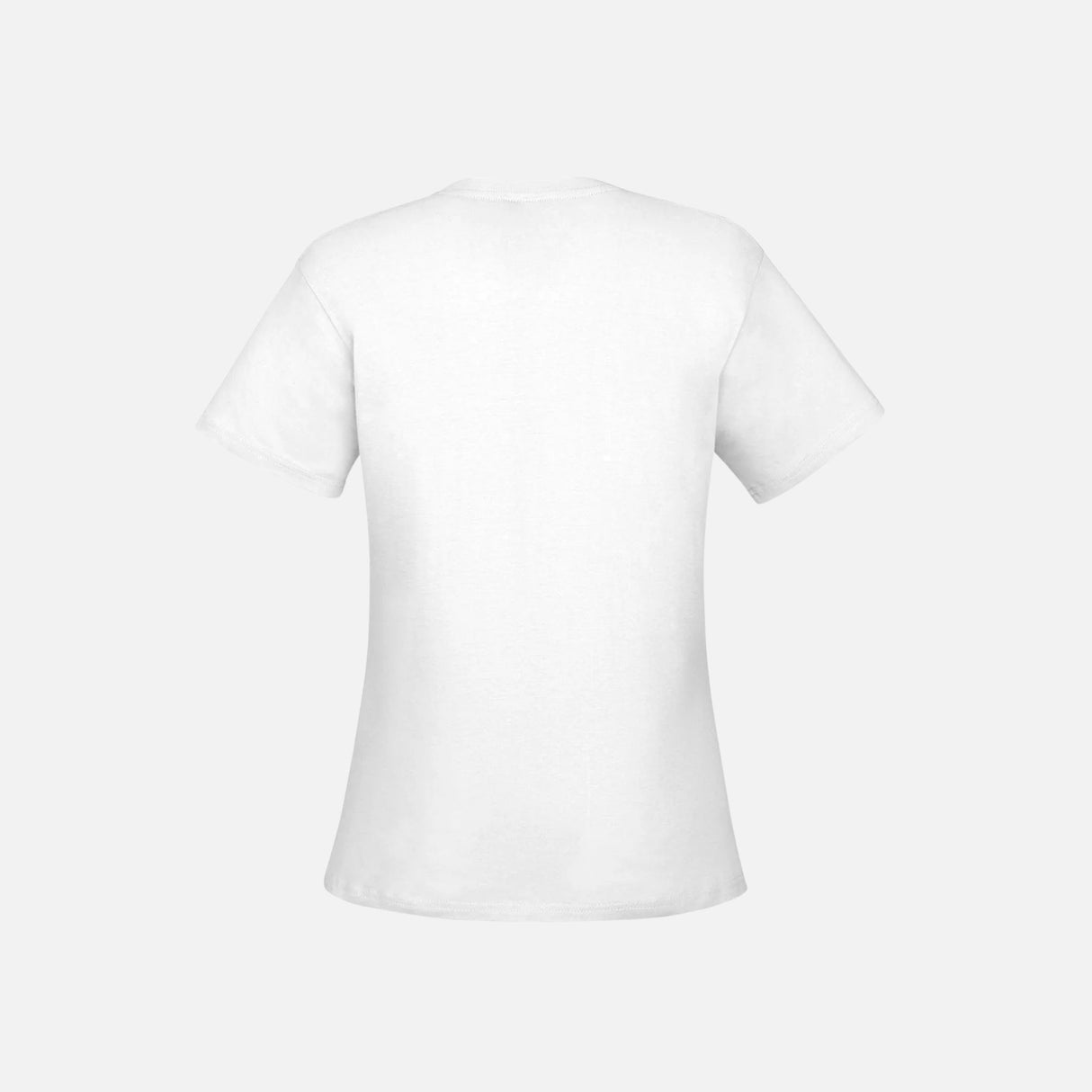 T-shirt en coton peigné pour femme, manches courtes, blanc, marque Canada Sportswear, vêtement décontracté pour femme.