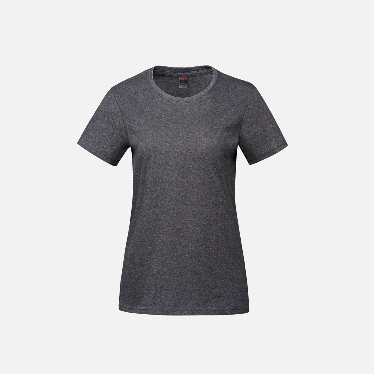 T-shirt en coton peigné pour femme, manches courtes, couleur charbon, de la marque Canada Sportswear, style décontracté.