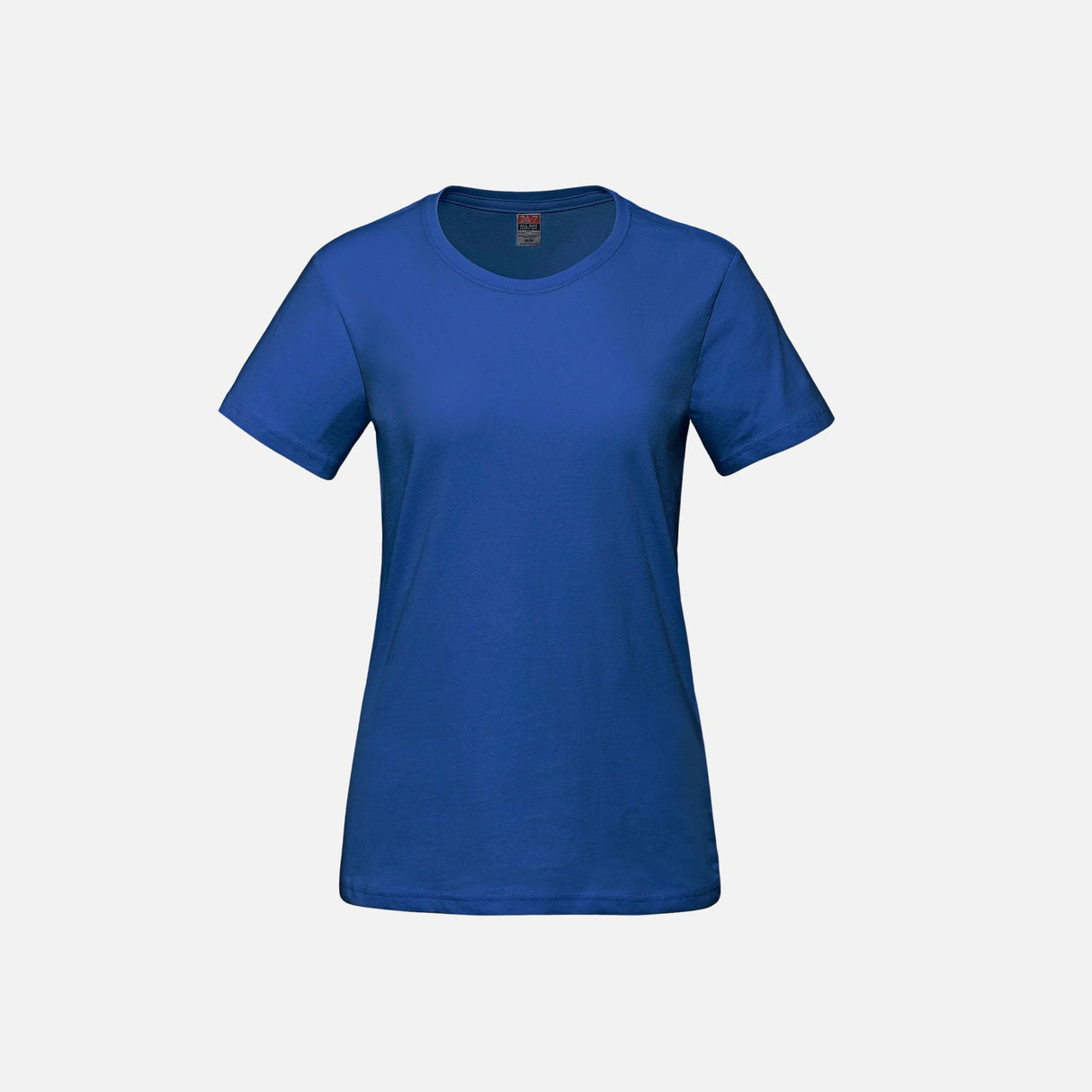 T-shirt en coton peigné pour femme, manches courtes, couleur royal, de la marque Canada Sportswear, idéal pour le sport et la détente.