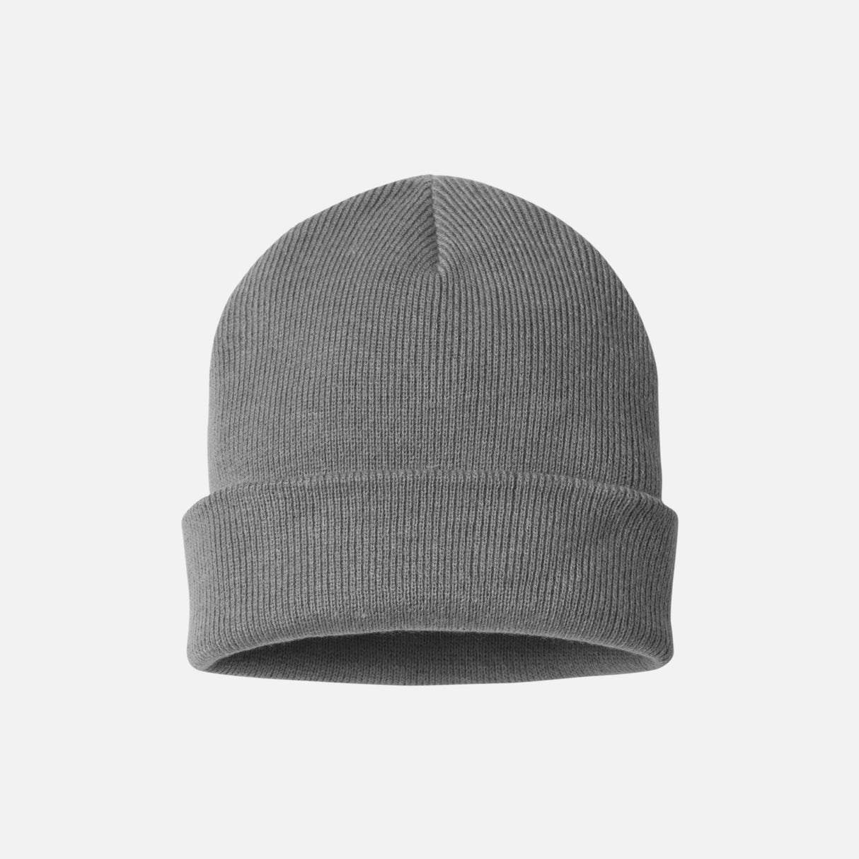 Tuque Columbia Gris, accessoire chaud et stylé pour l'hiver, en laine douce avec logo de la marque.