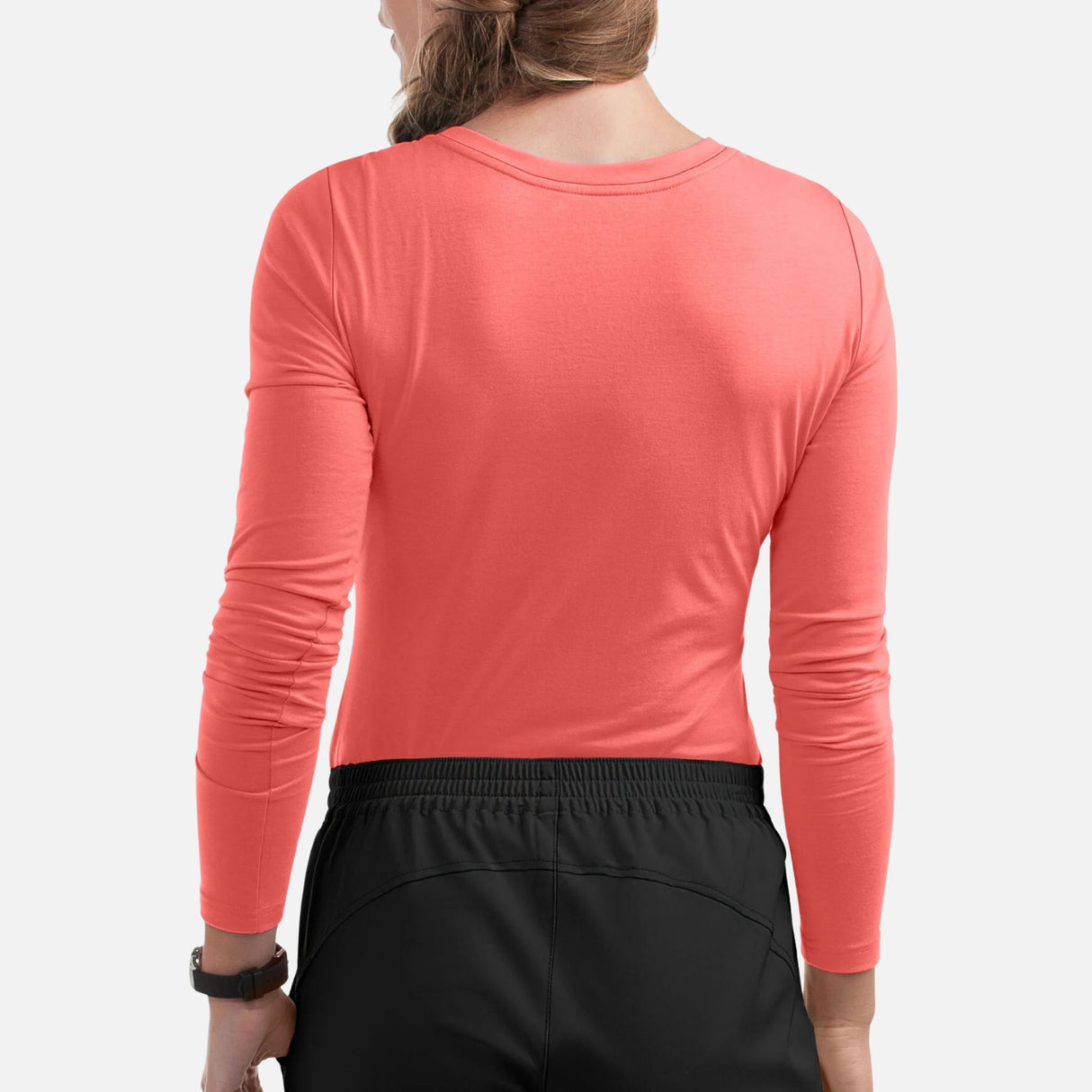 Haut sous-uniforme healings Hands ultra doux et extensible, vêtement uniforme pour professionnels de la santé, couleur nectar.