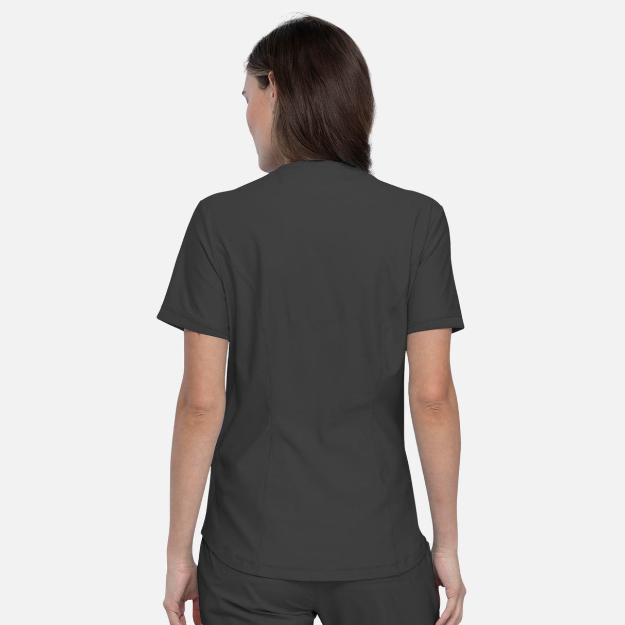 Uniforme-col-V-Cherokee-CK840A-gris-derrière-mannequin