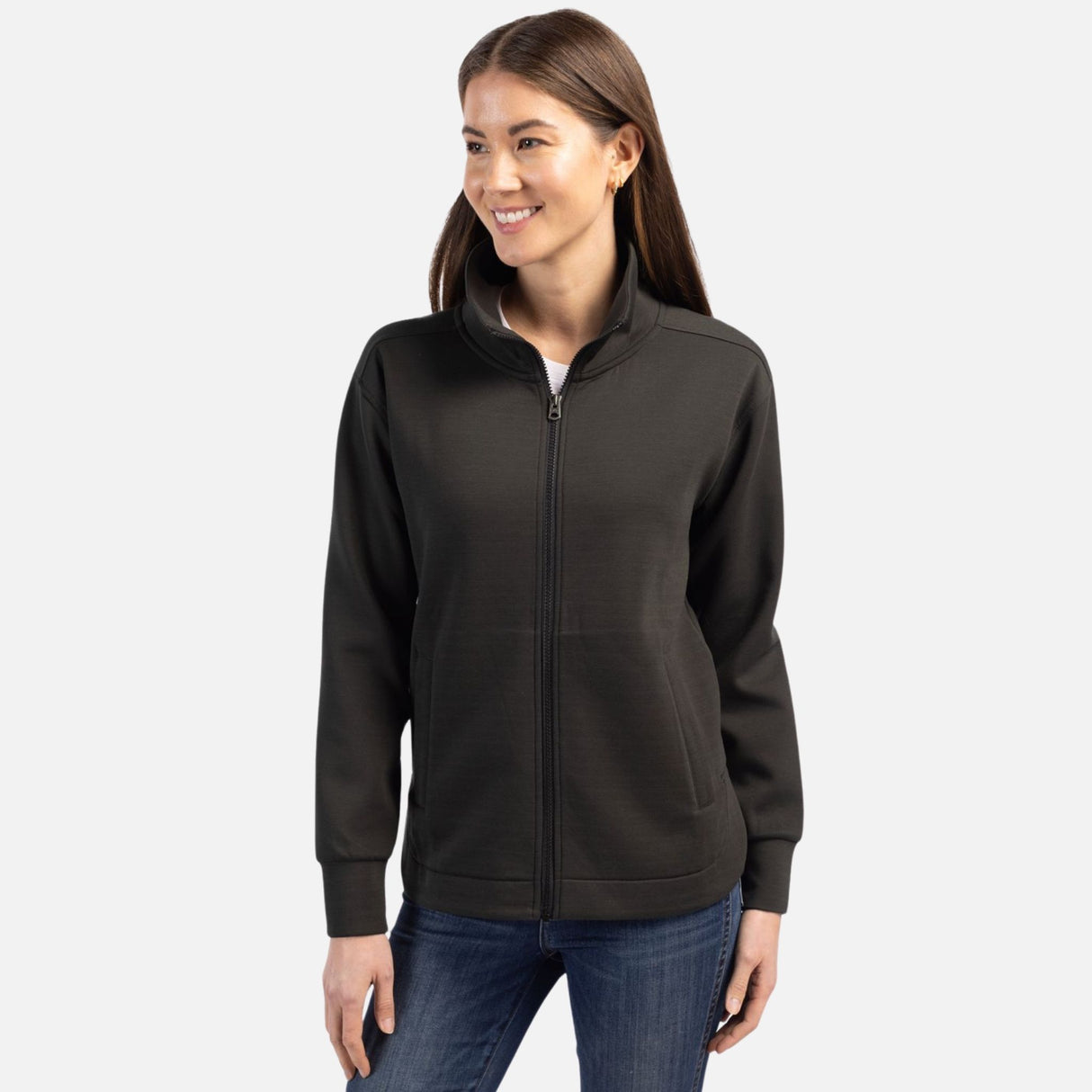 Veste-Roam-Eco-Cutter_Buck-LCK00162-noir-devant-mannequin