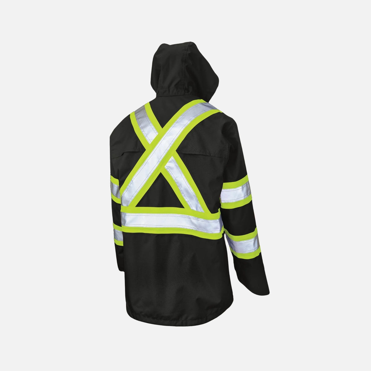 Veste-de-pluie-ToughDuck-SJ35-noir-derrière