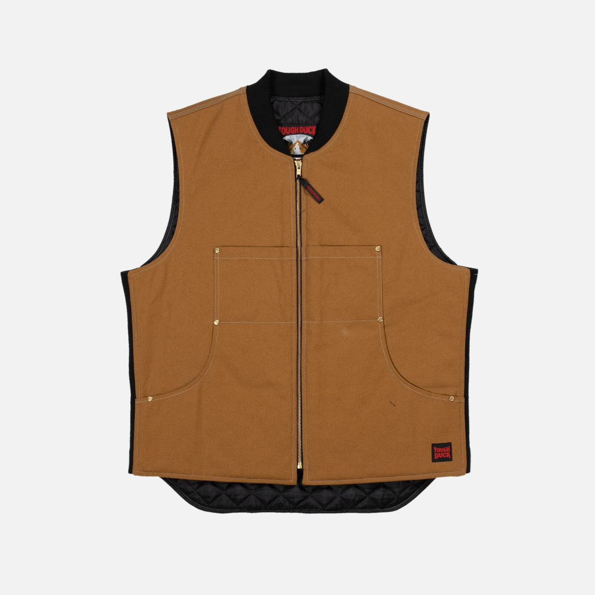 Veste-doublee-ToughDuck-WV04-brun-devant