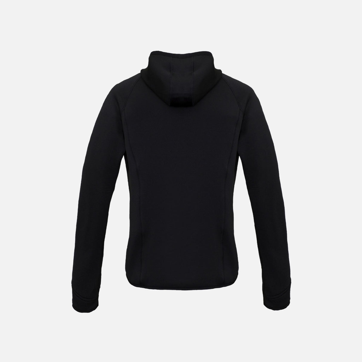 Veste-zippee-femme-Biz-J515L-noir-gris-derrière