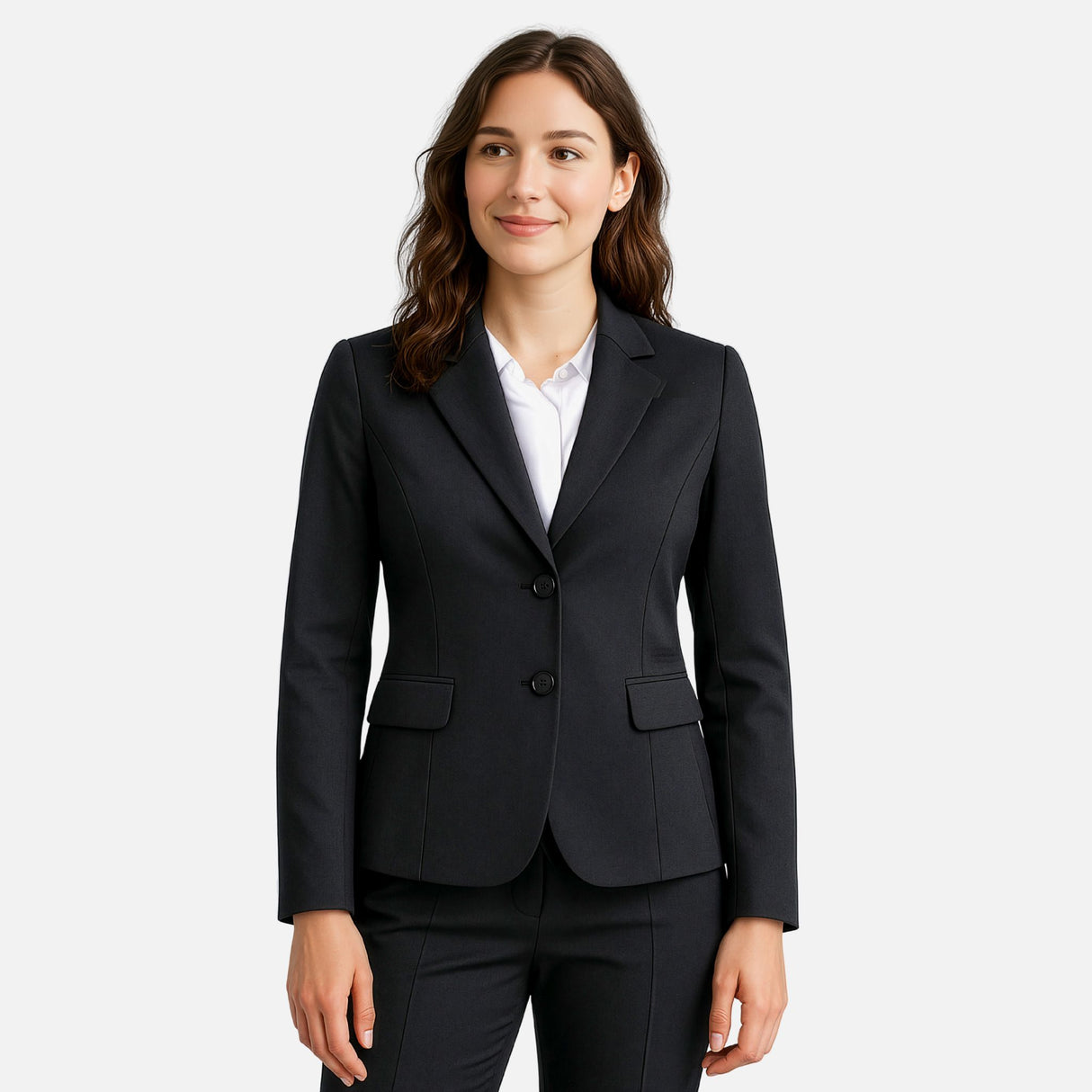 Veston-femme-Biz-corporate-60119-noir-devant-mannequin