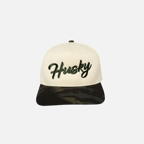 Casquette HUSKY L'Essentiel en tissu noir, accessoires pour accessoires-casquettes-tuques, vue de face.