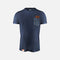 T-shirt bicolore pour homme James Harvest, vêtement tendance avec design moderne, image montrant le devant du t-shirt.