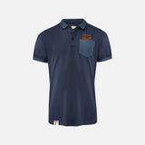 Polo bicolore pour homme James Harvest en coton avec col contrasté, style décontracté et moderne.