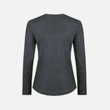 T-shirt à manches longues ATC EuroSpun, vêtement en coton blanc avec col rond et manches longues.