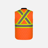 Veste haute visibilité isolée Canada Sportswear, blouson sécurité avec bandes réfléchissantes et isolation pour la chaleur.