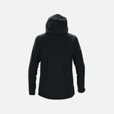 Veste 3-en-1 Stormtech Matrix Homme XB-4, vêtement-manteau avec capuche et doublure amovible, en tissu imperméable.