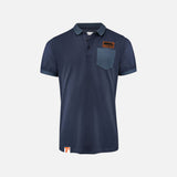 Polo bicolore pour homme James Harvest, vêtement polo avec col et manches, style décontracté.