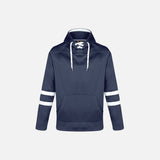 Chandail à capuchon en molleton Canada Sportswear, style sportif, confort durable, tissu doux, couleur gris clair.