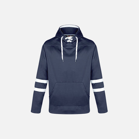 Chandail à capuchon en molleton Canada Sportswear, style sportif, confort durable, tissu doux, couleur gris clair.