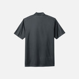 Polo à manches courtes Nike pour homme, vêtement polo en coton avec col et logo Nike visible, couleur bleue.