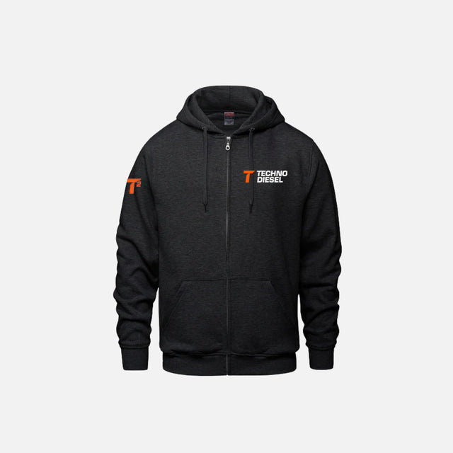Chandail à capuchon à glissière Surfer TD de Canada Sportswear, veste en coton avec capuche, fermeture éclair et poches latérales.