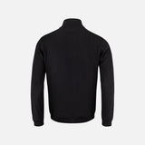 Cardigan zippé en tricot pour homme James Harvest Ashland, veste confortable avec fermeture éclair, coloris gris clair.