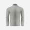 Veste en tricot zippée pour homme James Harvest Ashland, vêtement chaud et confortable, couleur gris clair, portée décontractée.
