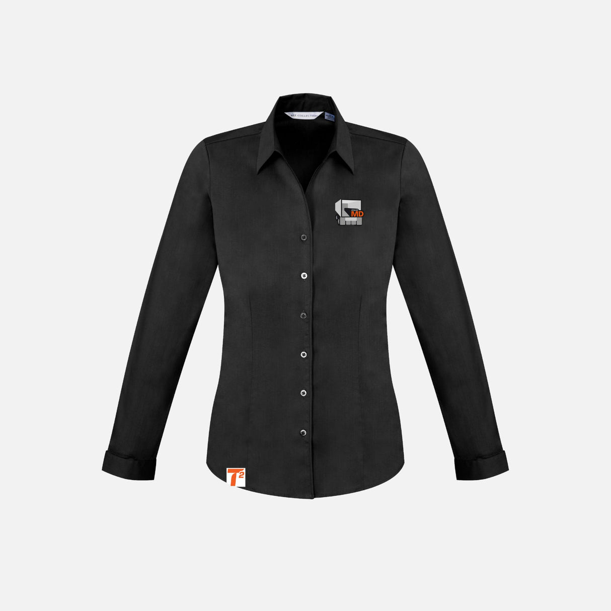 AMD-Chemise-femme-manches-longues-Biz-S770LL-noir-devant