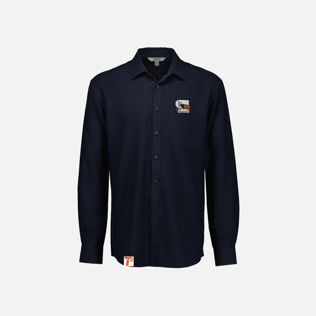 AMD-Chemise-manches-longues-Biz-S424ML-marine-devant