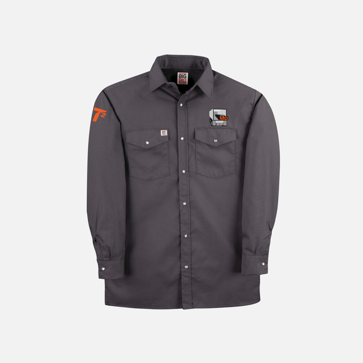 AMD-Chemise-manches-longues-travail-Bigbill-1247-charbon-devant