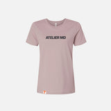 AMD-T-shirt-manches-courtes-Bella_Canvas-6400-rose-gravier-devant