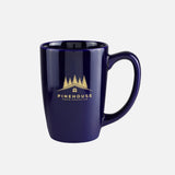 Tasse à café HPG Ortiz 416ml en céramique, design marine avec logo personnalisé, accessoire de promotion.