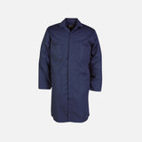 Blouse industrielle Big Bill en coton marine, vêtement de salopette robuste et fonctionnel pour le travail en laboratoire ou industriel.