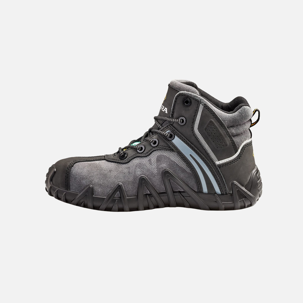 Bottes de travail de sécurité Terra Venom, bottes 6 pouces noires pour confort et protection au travail.