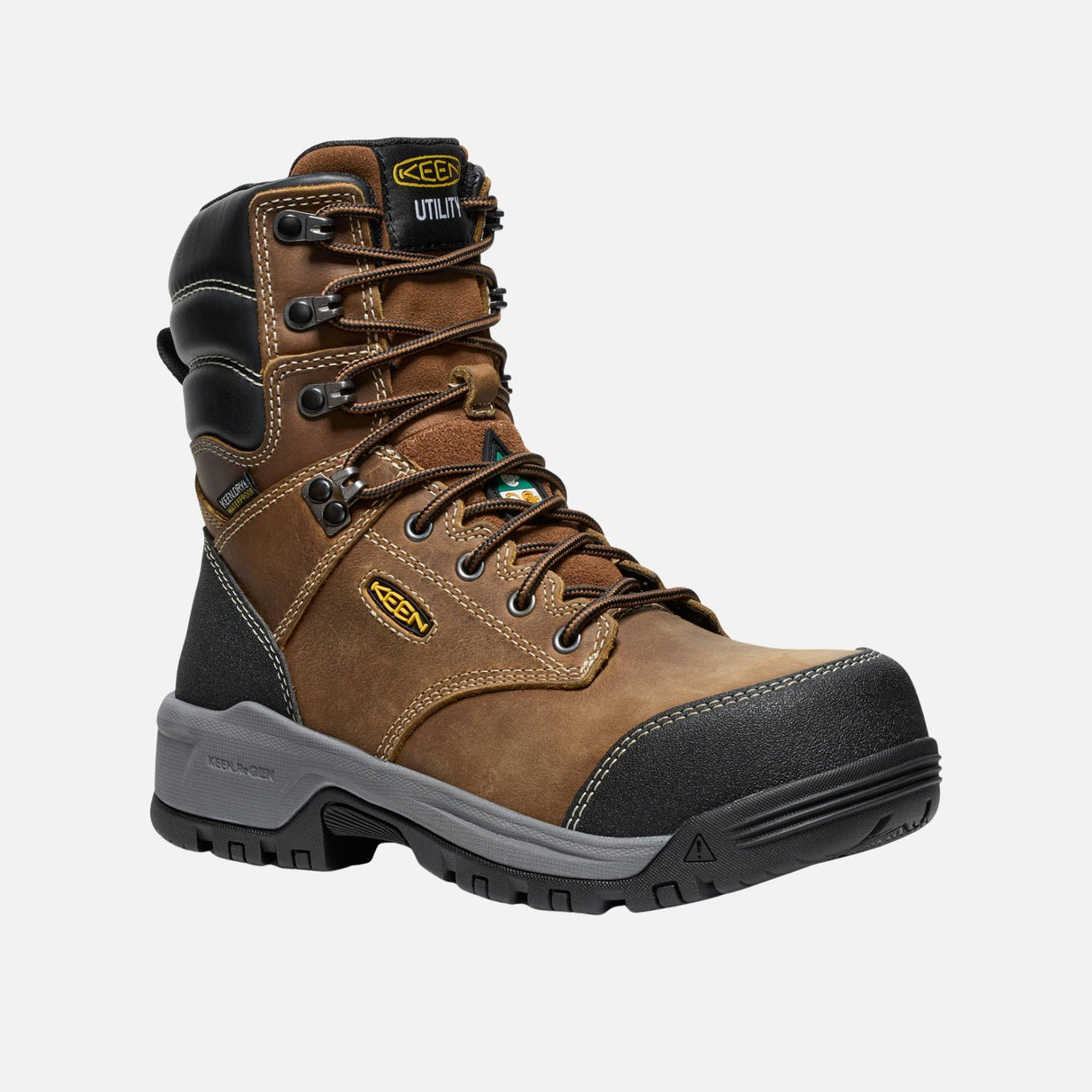 Botte-travail-Keen-1029671-brun-angle