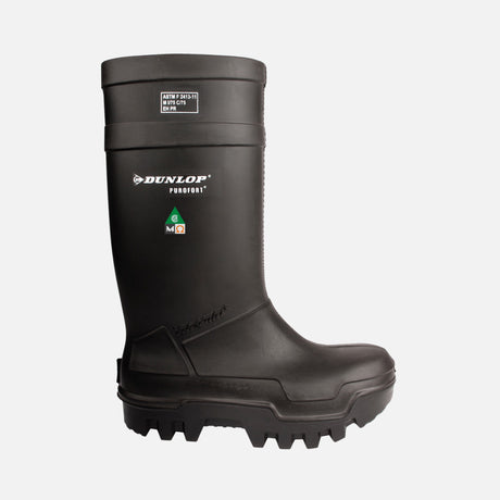 Botte-travail-caoutchouc-Dunlop-D652033-noir-côté