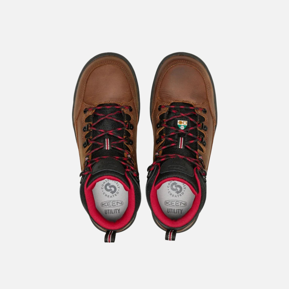 Botte-travail-keen-Gibson-Hiker-103304-brun-dessus