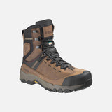 Bottes de travail Kodiak Quest Bound 8 pouces en cuir brun, imperméables, protection durable et confort pour usage professionnel