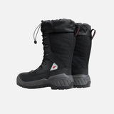 Bottes de travail d’hiver Red Wing, imperméables et protection CSA, en cuir noir, adaptées pour froid et conditions humides.