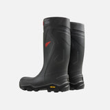 Bottes de pluie Red Wing imperméables pour le travail, protection chimique et durabilité, vue de face avec semelle robuste