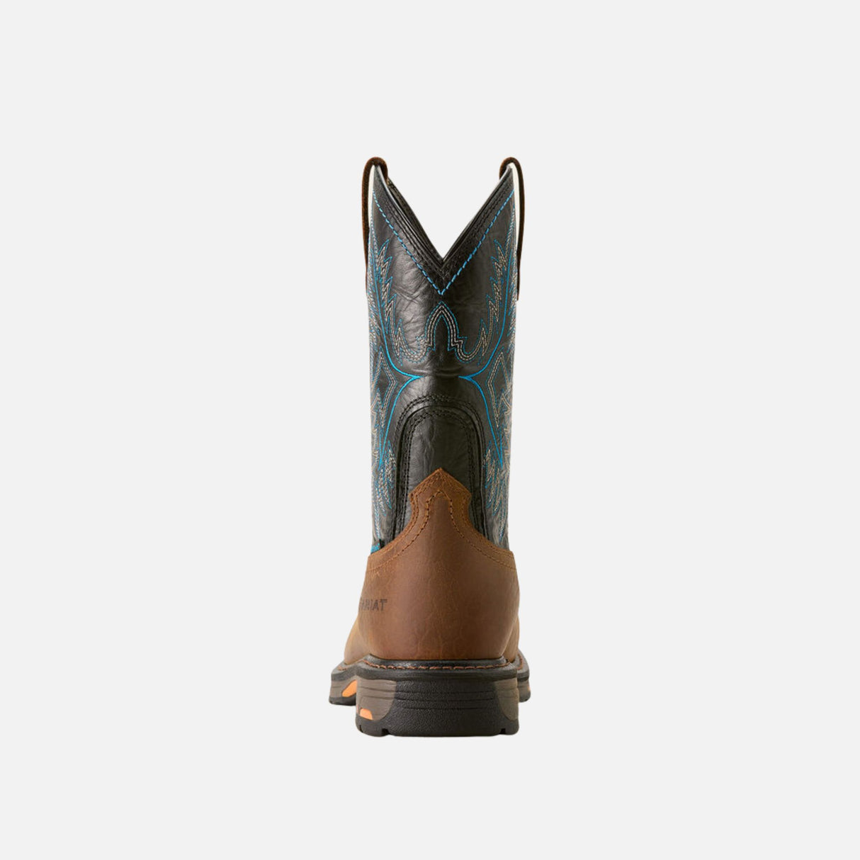 Bottes de travail Ariat WorkHog en brun, confort tout-terrain, imperméables, avec semelle robuste et design durable.