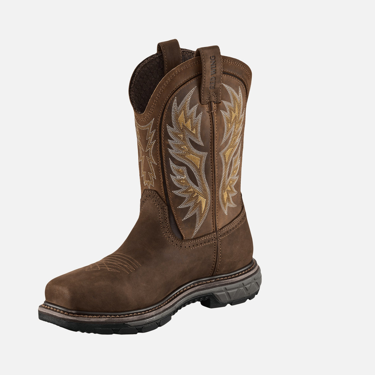 Bottes-travail-Redwing-3592EE-brun-3/4-gauche